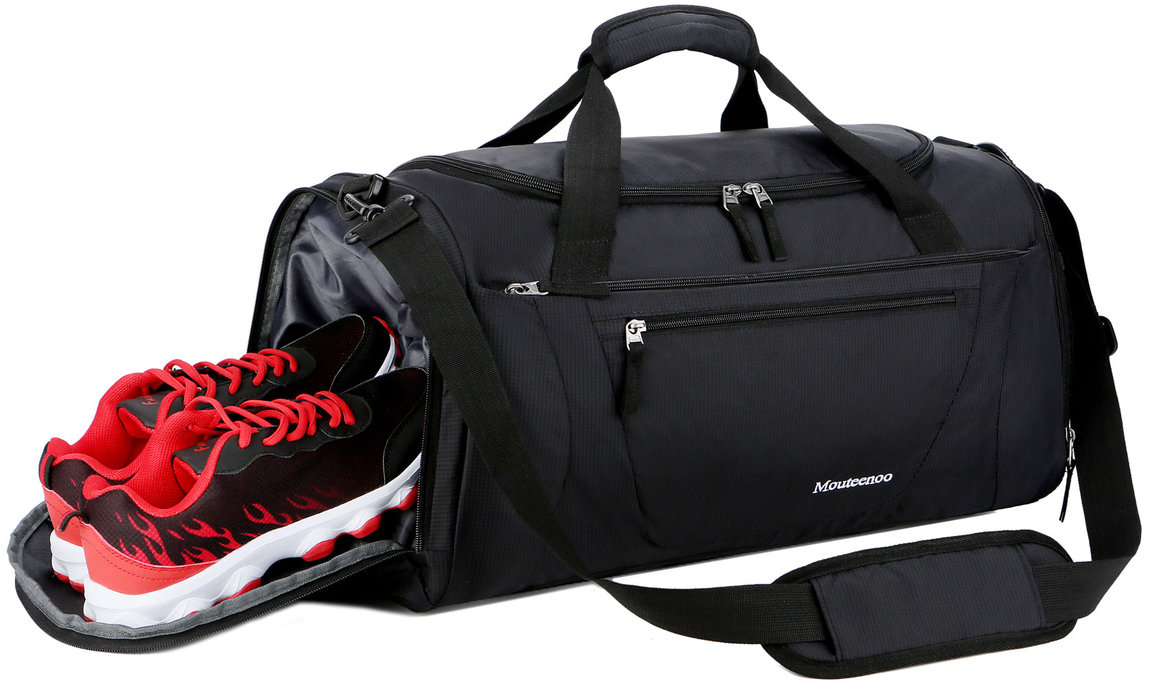  Lfzhjzc Gym Bag, with Shoes Compartment Gym Bags for Men,  Lightweight Duffle Bag Large Size, for Traveling Overnight Camping Climb  Sports (Color : Black, Size : 40L) : Clothing, Shoes & Jewelry